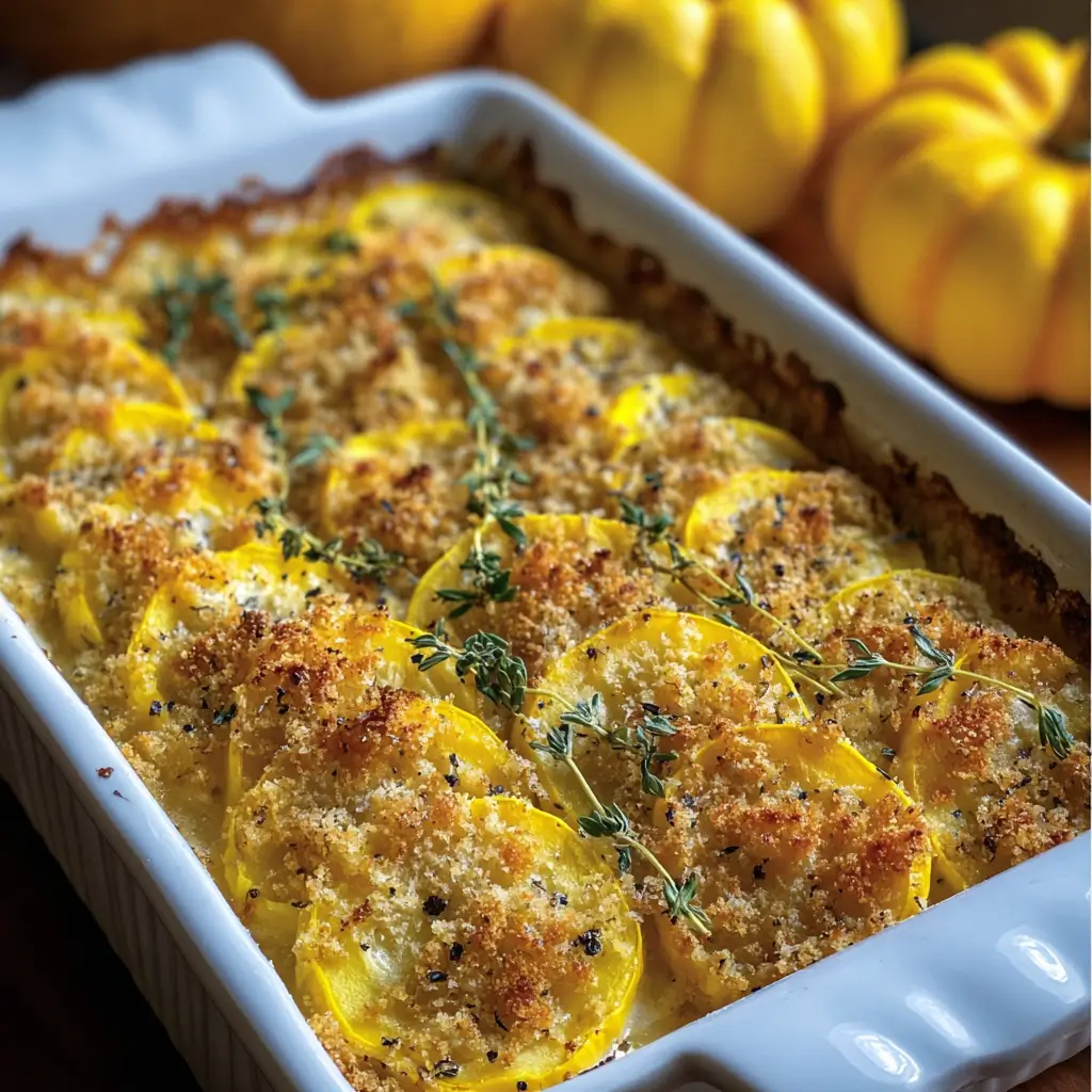 Southern squash casserole