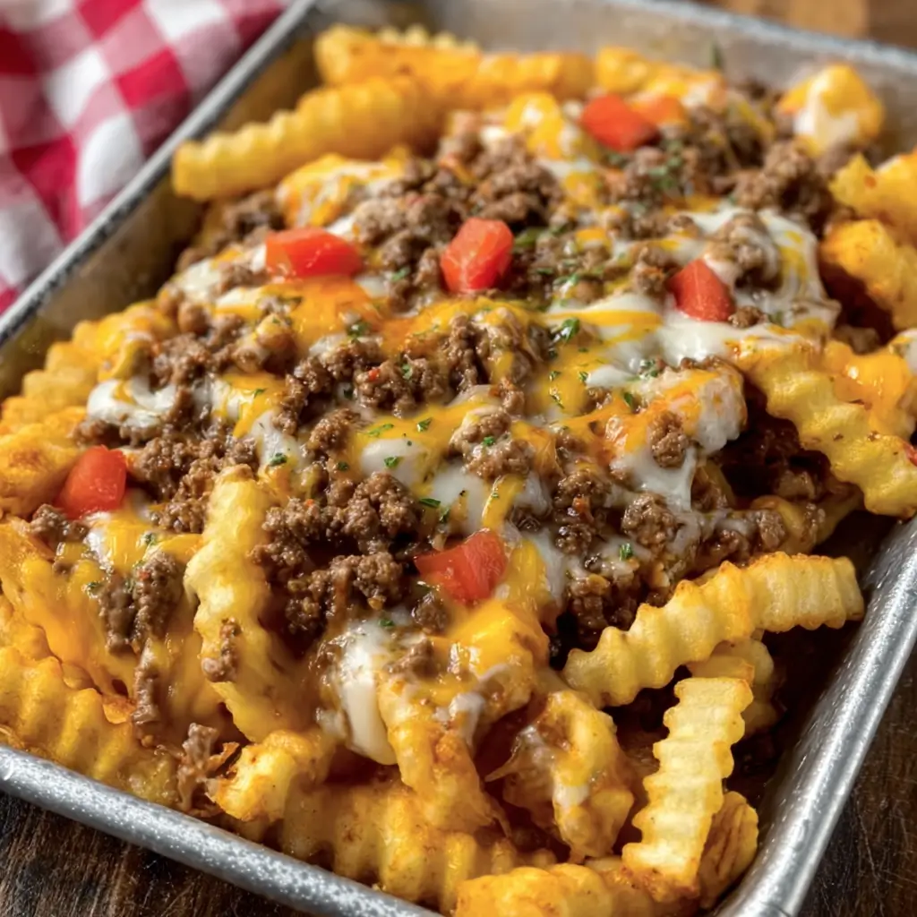 Cheeseburger French Fry Casserole