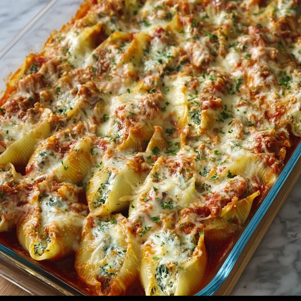 Cheese Stuffed Shells Casserole