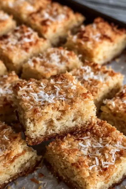 Coconut Butter Bars