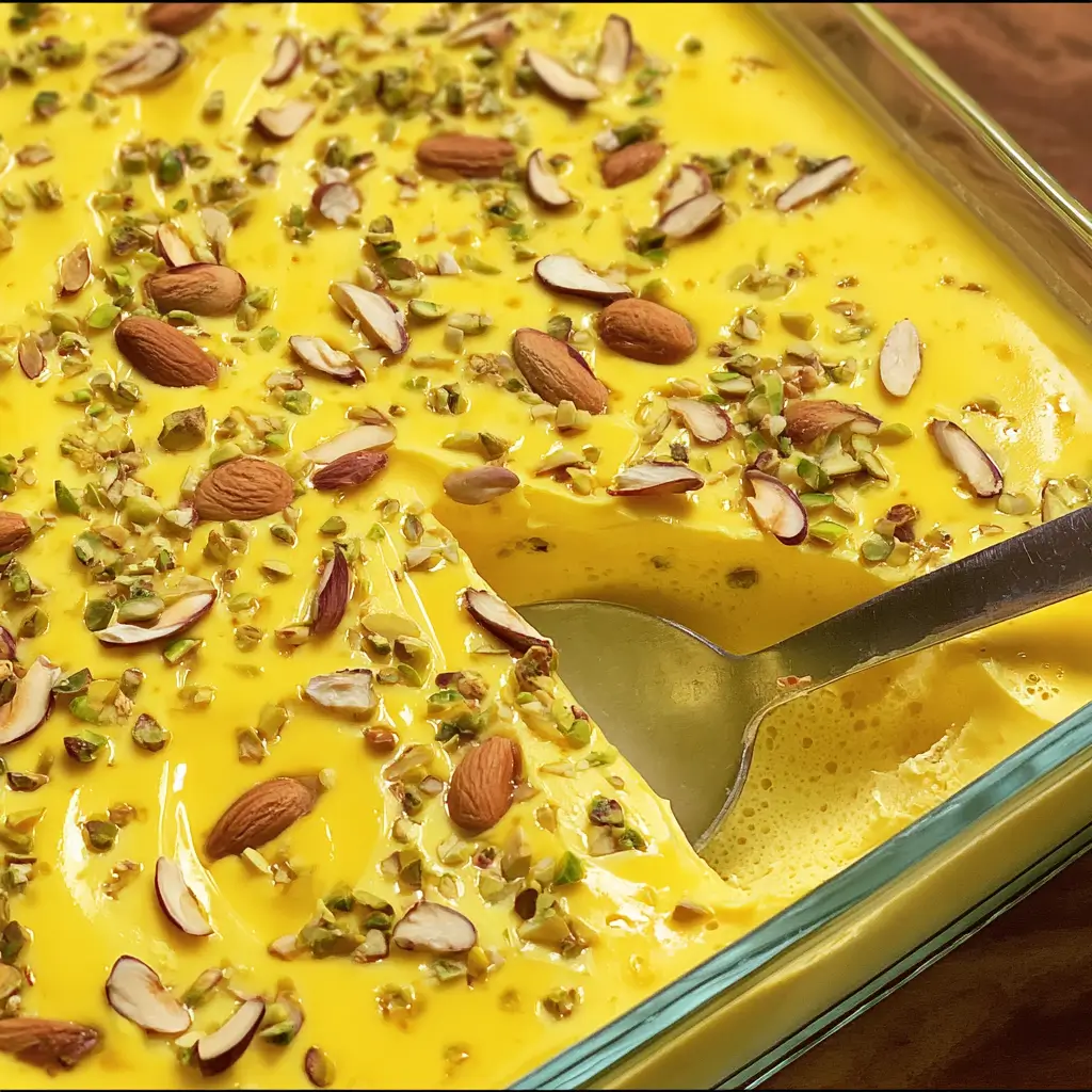 Mango Butter Pudding