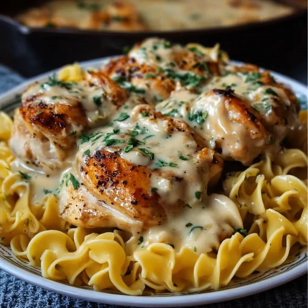 One-Pan Chicken and Buttered Noodles