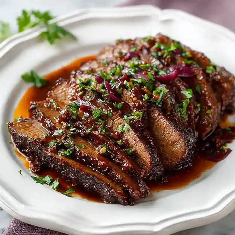 Slow-Cooked BBQ Brisket