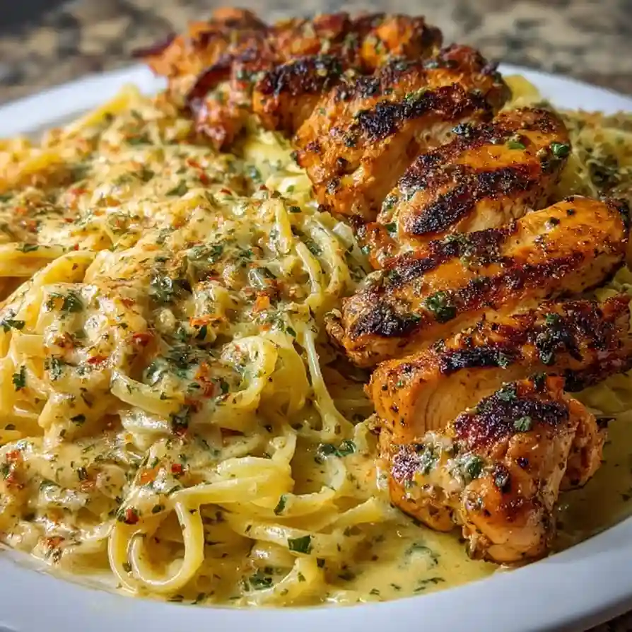 Velveeta Chicken Linguine in Cajun