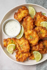 Crispy Golden Amish Onion Fritters