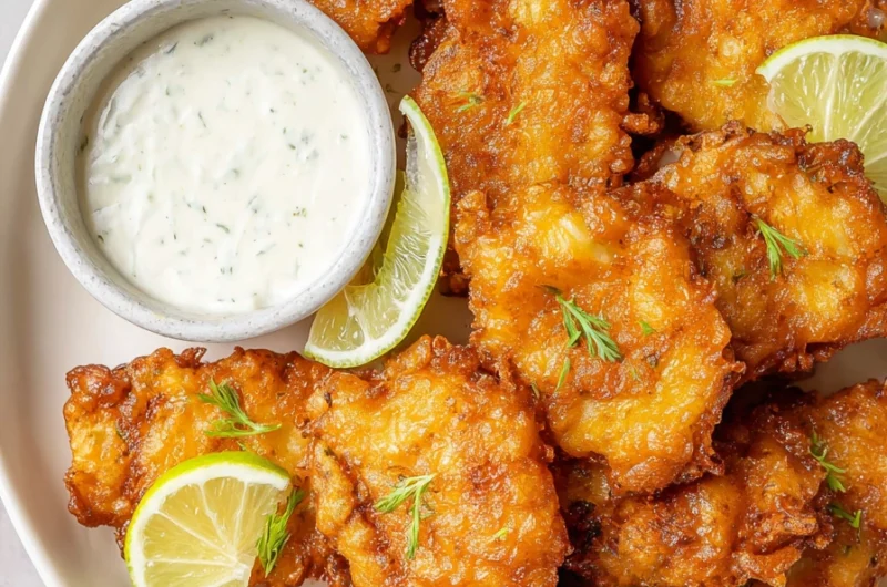 Crispy Golden Amish Onion Fritters