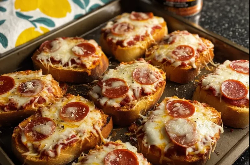 Easy Garlic Bread Pizza Recipe - Quick Weeknight Dinner