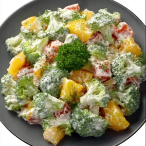 Fresh Potato and Broccoli Salad with Yogurt