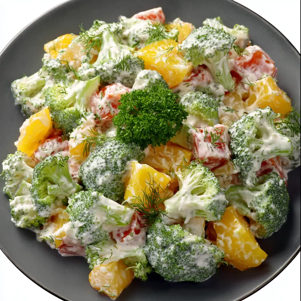 Potato and Broccoli Salad with Yogurt