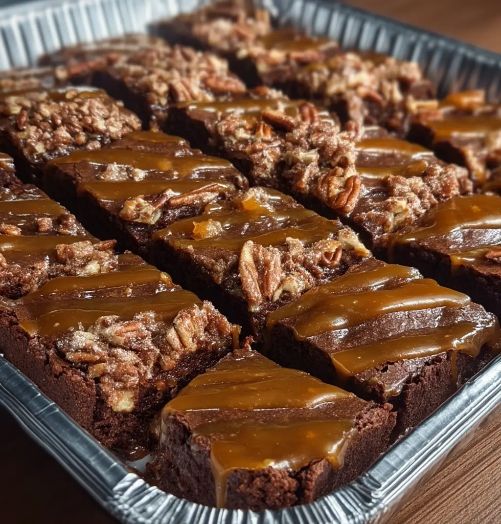 Turtle Caramel Cake