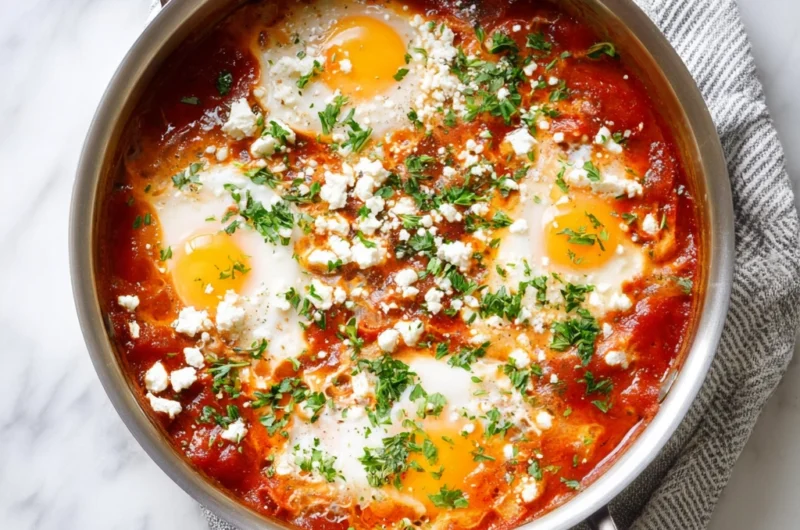 Perfect Stovetop Shakshuka Breakfast