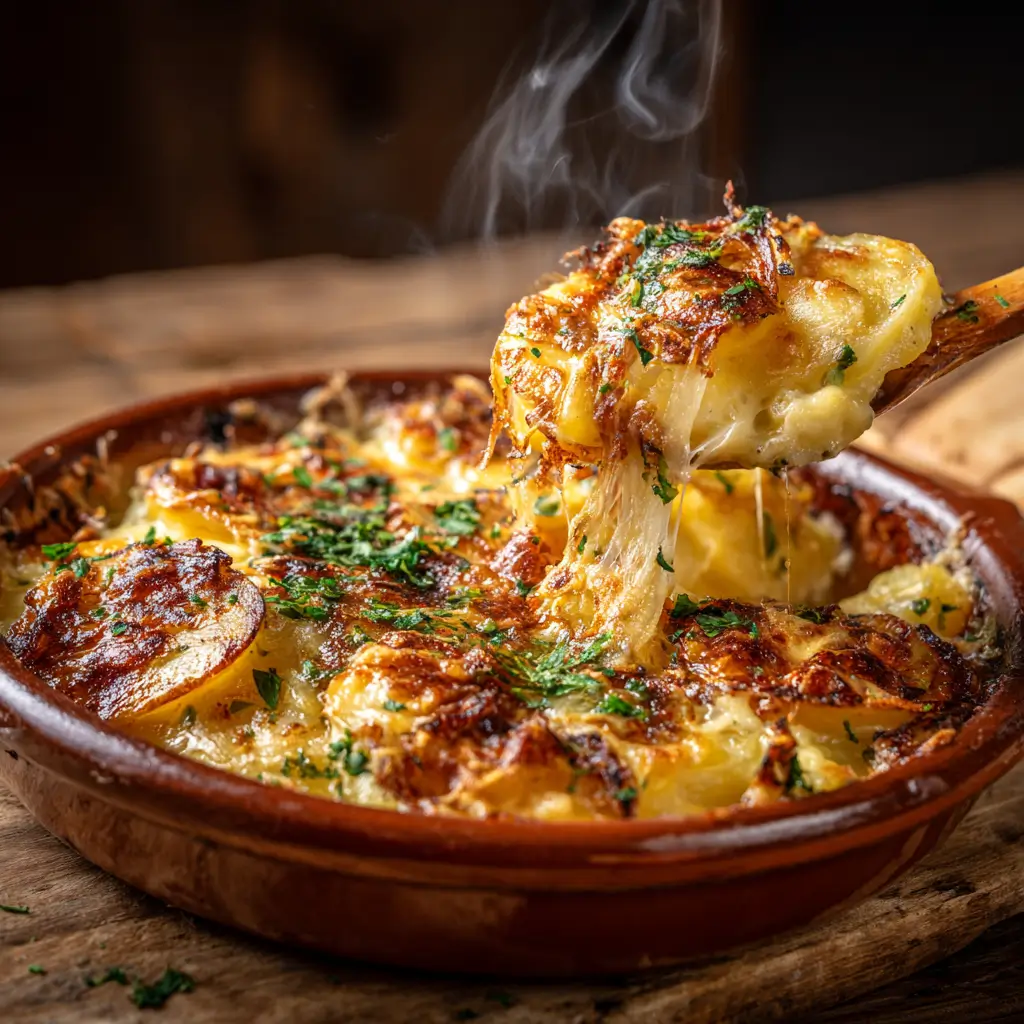 Cheesy Onion Potato