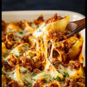 Cheesy Stuffed Shells Casserole Recipe