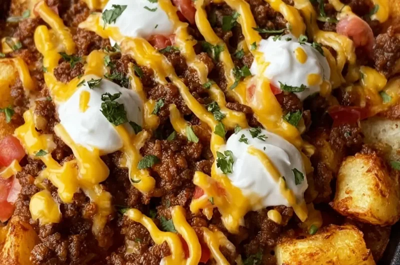 Cheesy Taco Potatoes Recipe