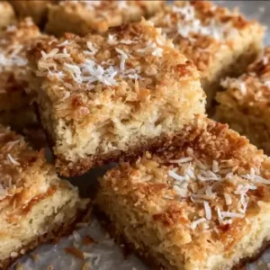 Easy Coconut Butter Bars Recipe - Perfect for Potlucks!