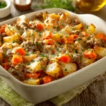 Cheesy Onion Potato Bake That Melts in Your Mouth