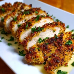 Garlic Parmesan Crusted Chicken