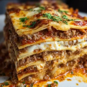 The Best Lasagna Recipe – Layers of Comfort, Flavor & Cheesy Goodness