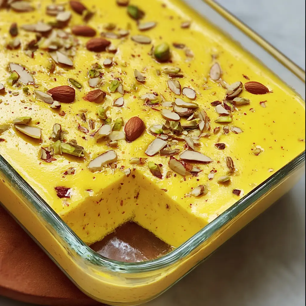 Mango Butter Pudding