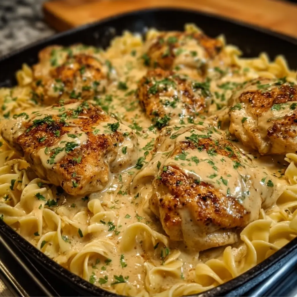 One-Pan Chicken and Buttered Noodles