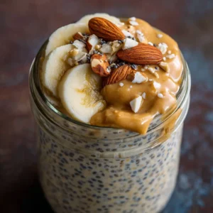 Health Benefits of Overnight Oats with Chia & Almond Butter