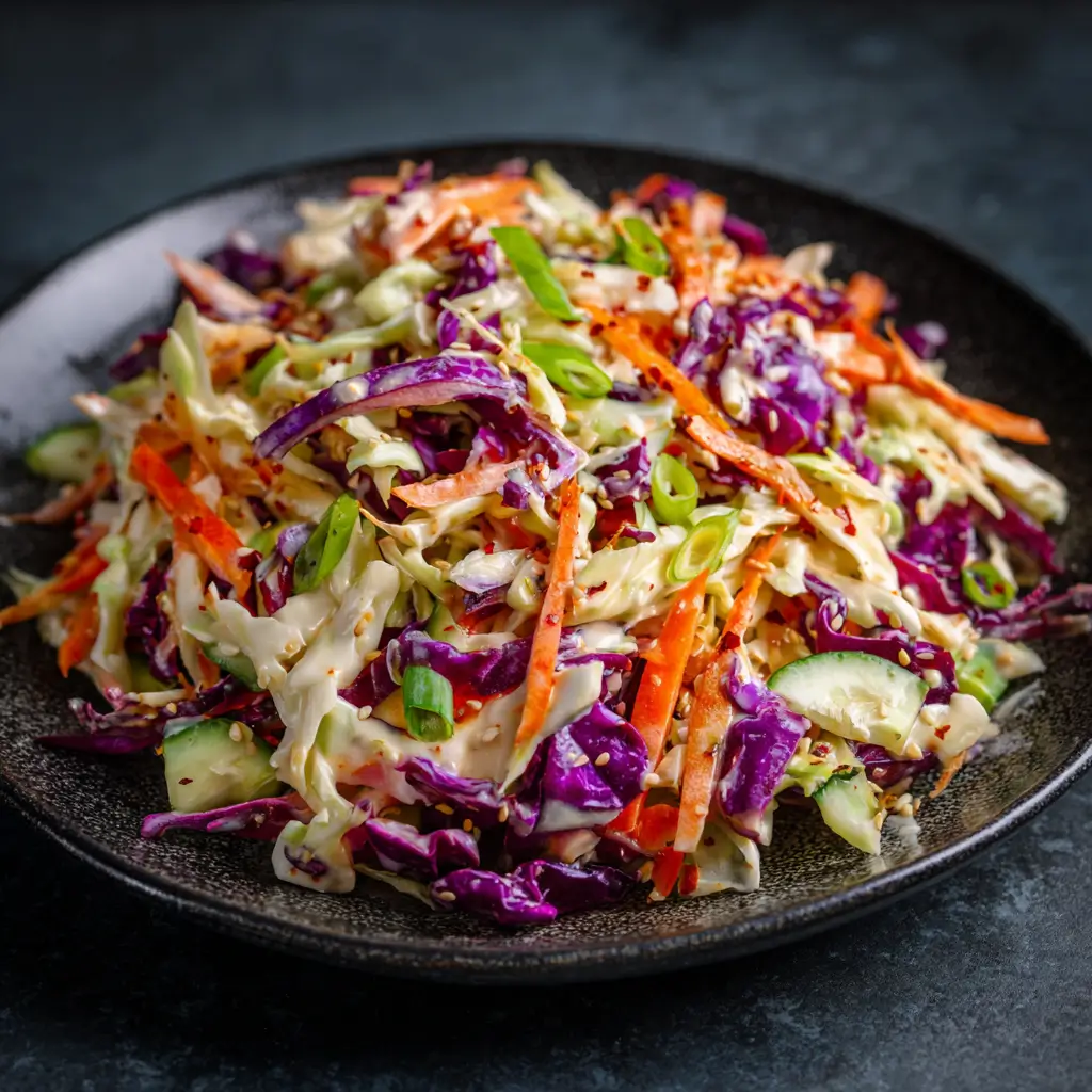 Spicy Sesame Coleslaw