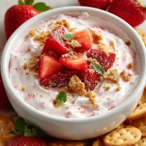 Strawberry Cheesecake Dip Recipe