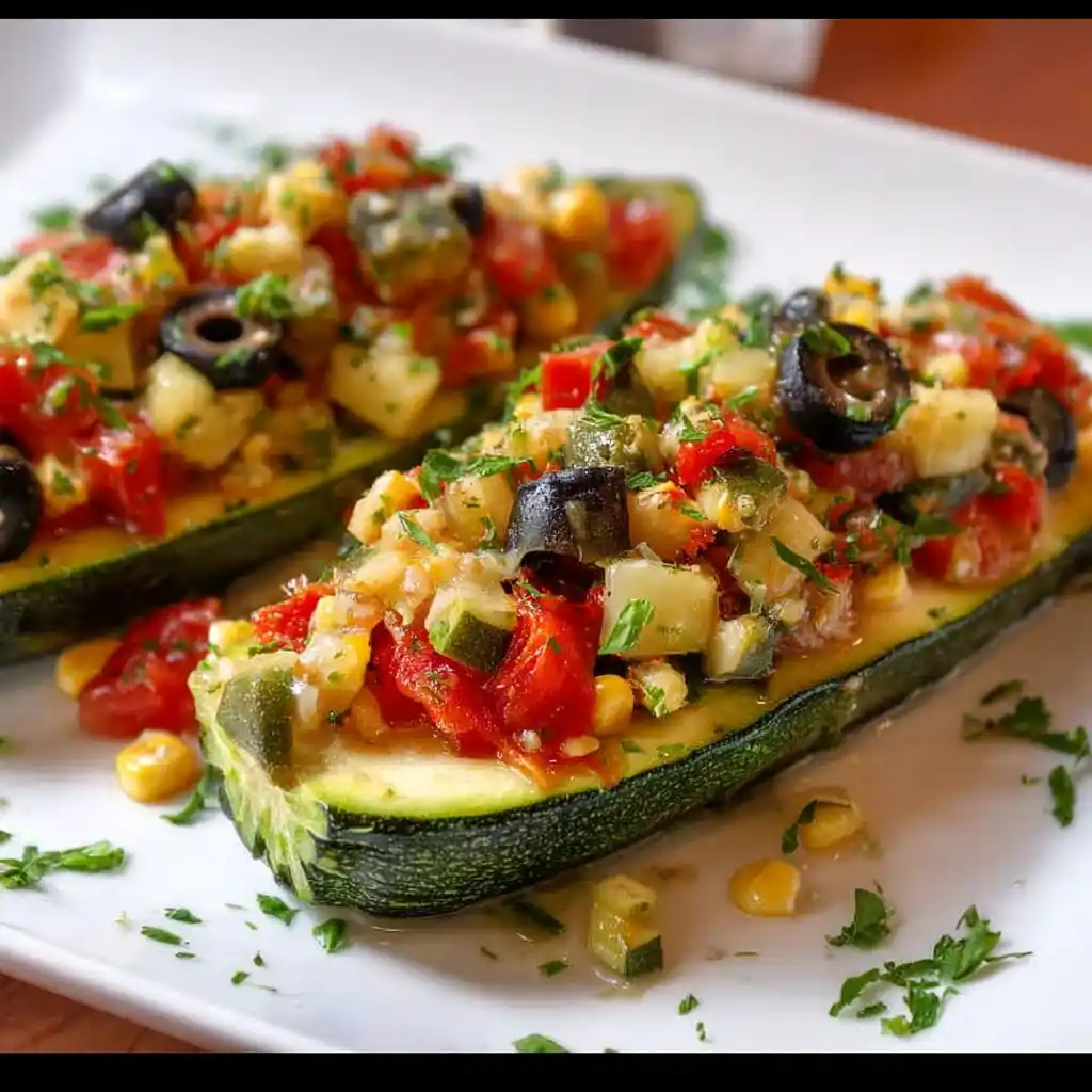 Grilled Zucchini Boats