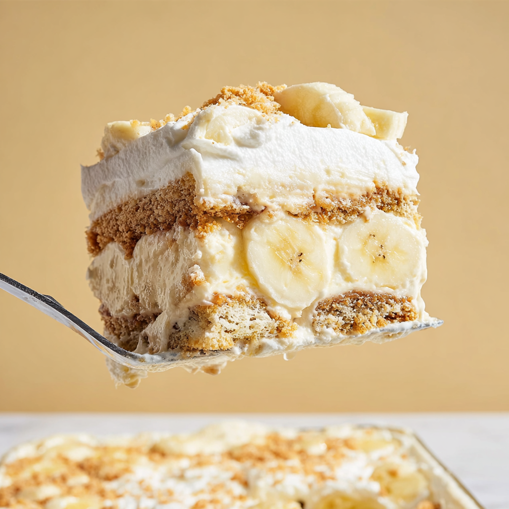 BANANA ICEBOX CAKE