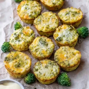 Broccoli Cheddar Quinoa Bites
