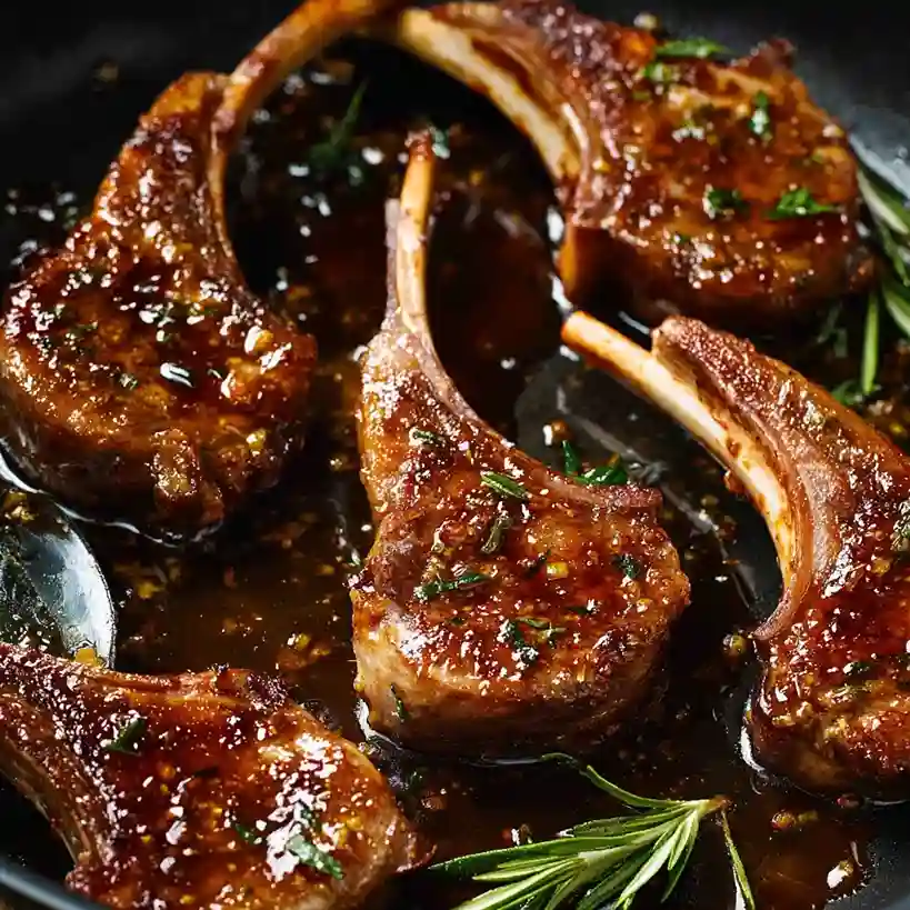 Cast Iron Lamb Chops