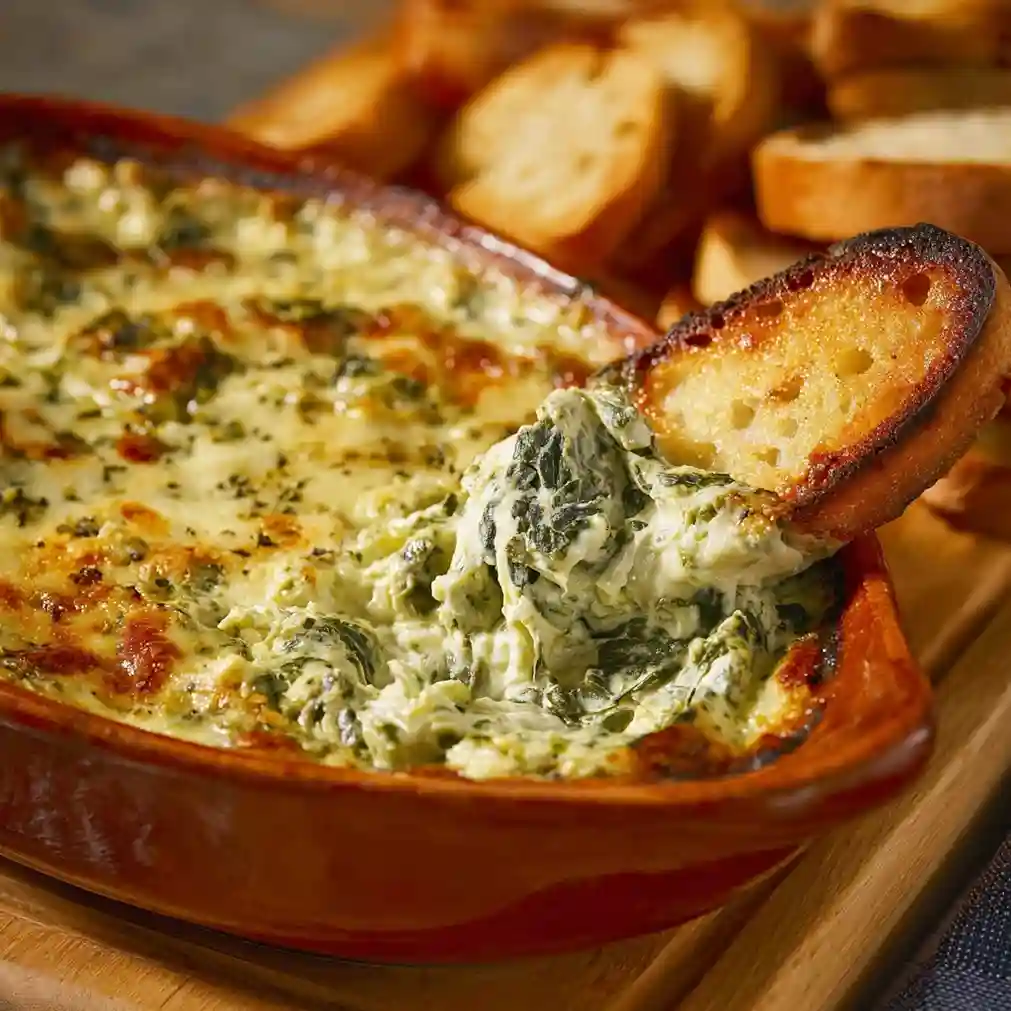Cheesy Baked Artichoke Dip