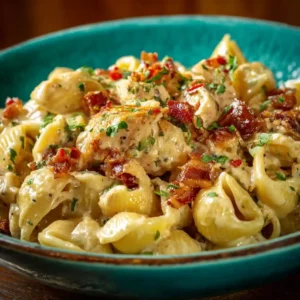 Chicken Turkey Ranch Pasta Salad