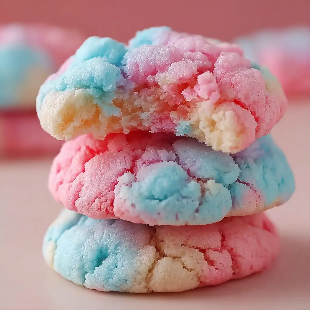 Delightful Cotton Candy Cookies
