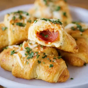 Easy Pepperoni Pizza Rolls