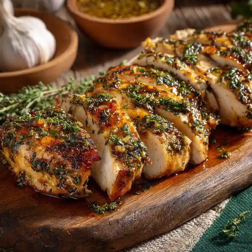 Garlic Knot Chicken Breasts