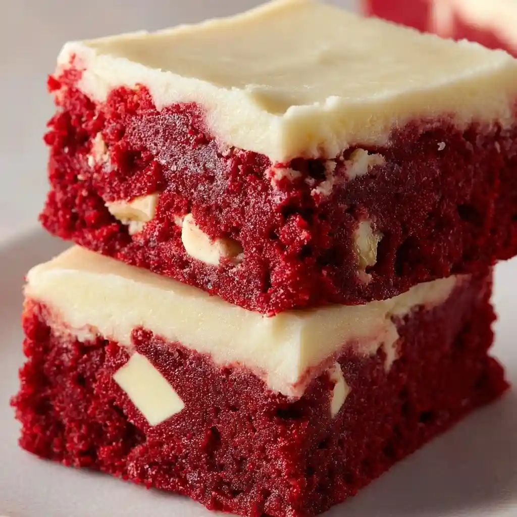 Mini Red Velvet Brownies