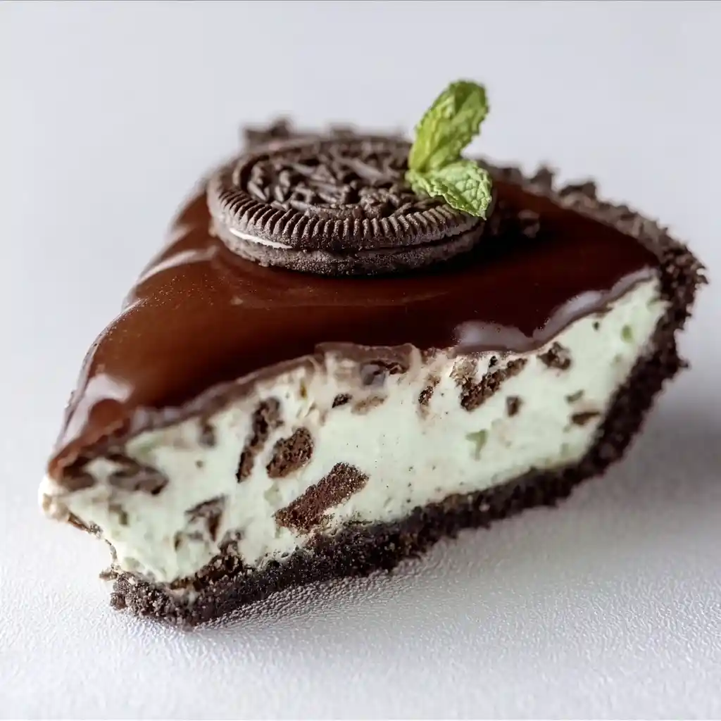 Mint Chocolate Ice Cream Grasshopper Pie