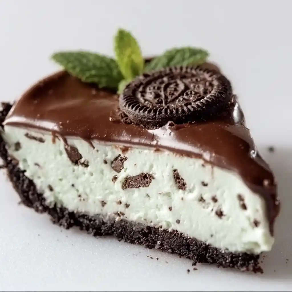 Mint Chocolate Ice Cream Grasshopper Pie