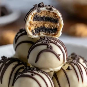 3-Ingredient Peanut Butter Oreo Cookie Balls