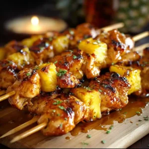 Pineapple Chicken Kabobs