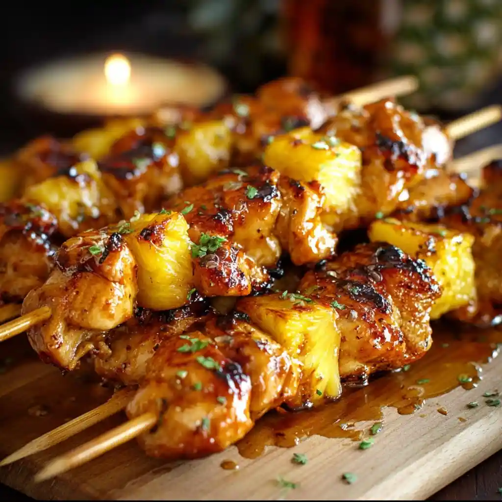 Pineapple Chicken Kabobs