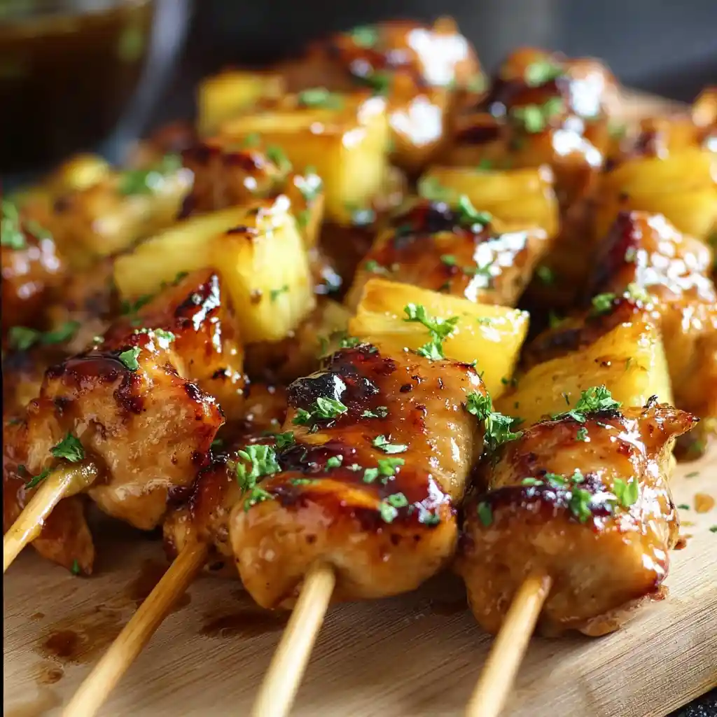 Pineapple Chicken Kabobs