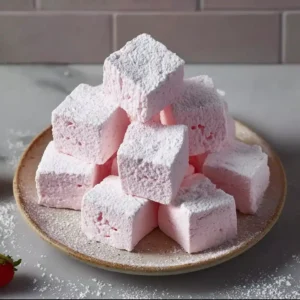 Strawberry Pink Marshmallows