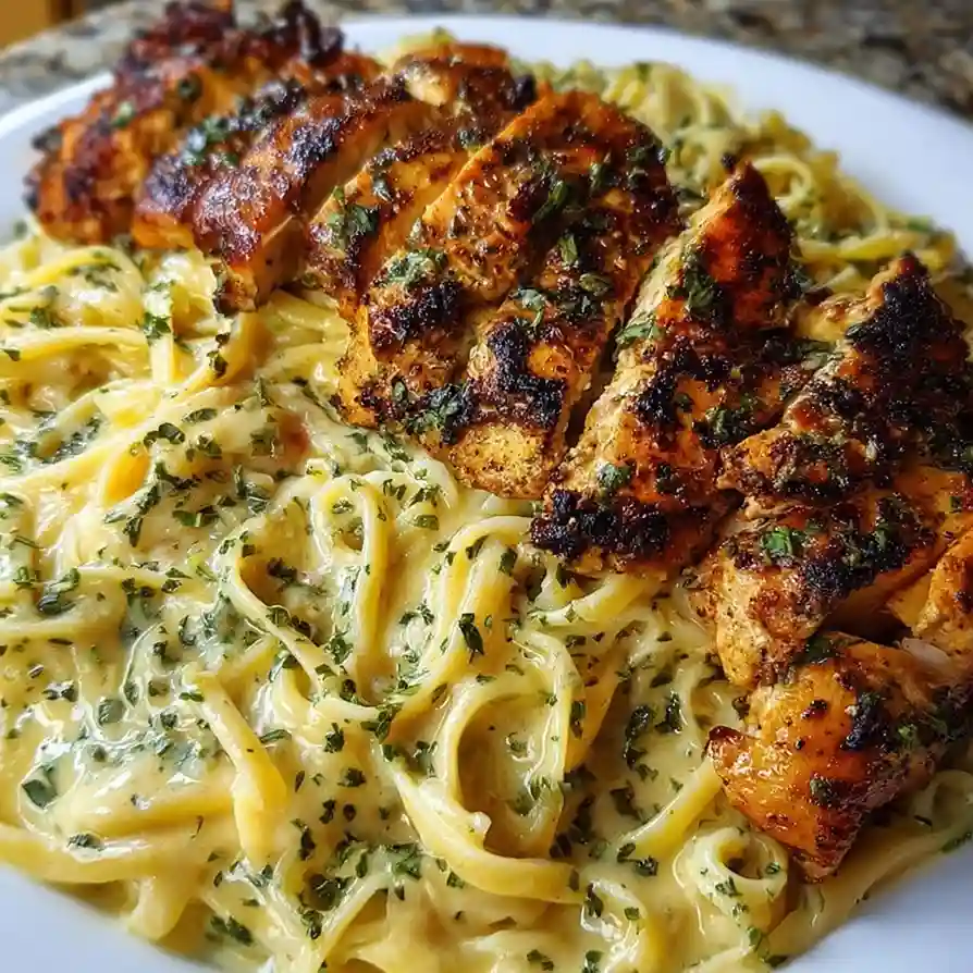 Velveeta Chicken Linguine in Cajun