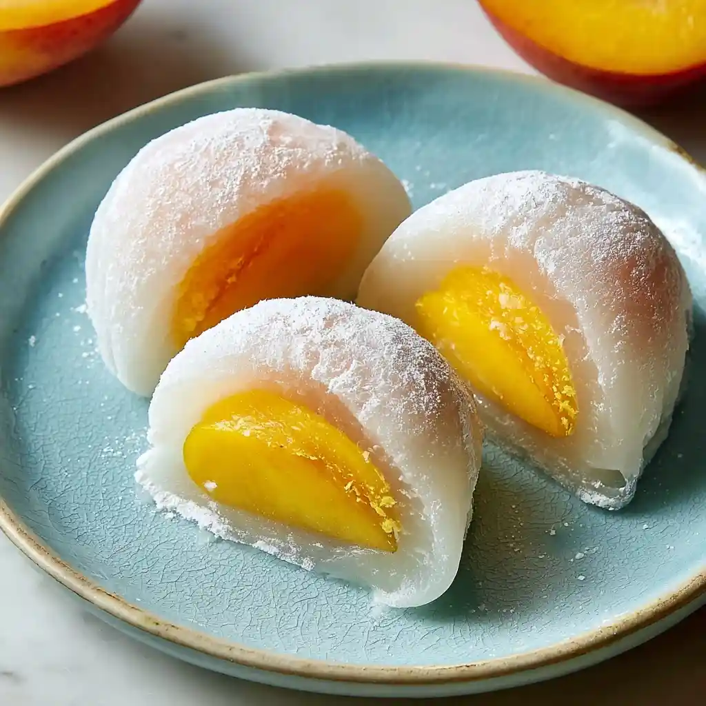 Whole Peach Mochi