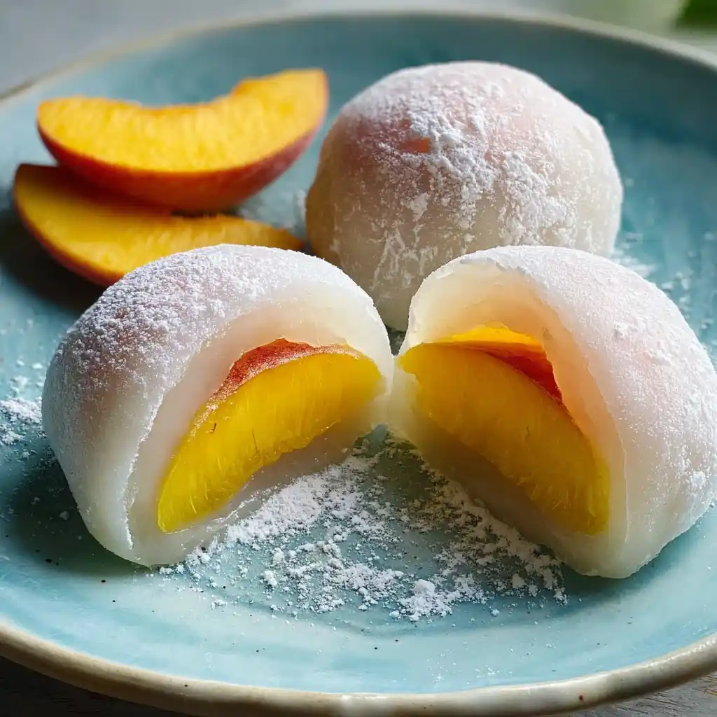 Whole Peach Mochi