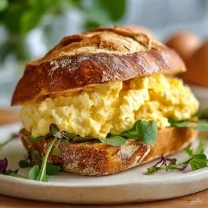 Easy Egg Salad Sandwich with Cream Cheese Recipe