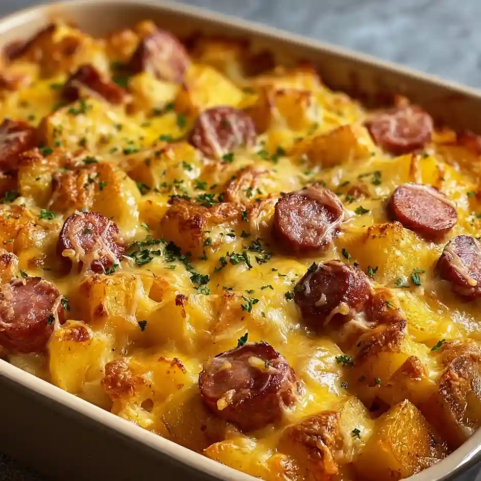 Why Cheesy Potato & Smoked Sausage Casserole Rocks