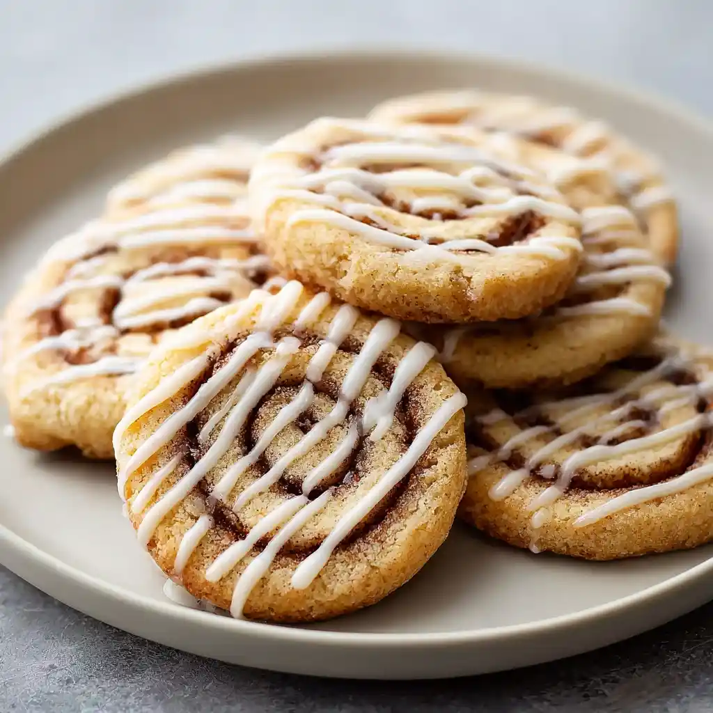 Bake Cinnamon Roll Cookies